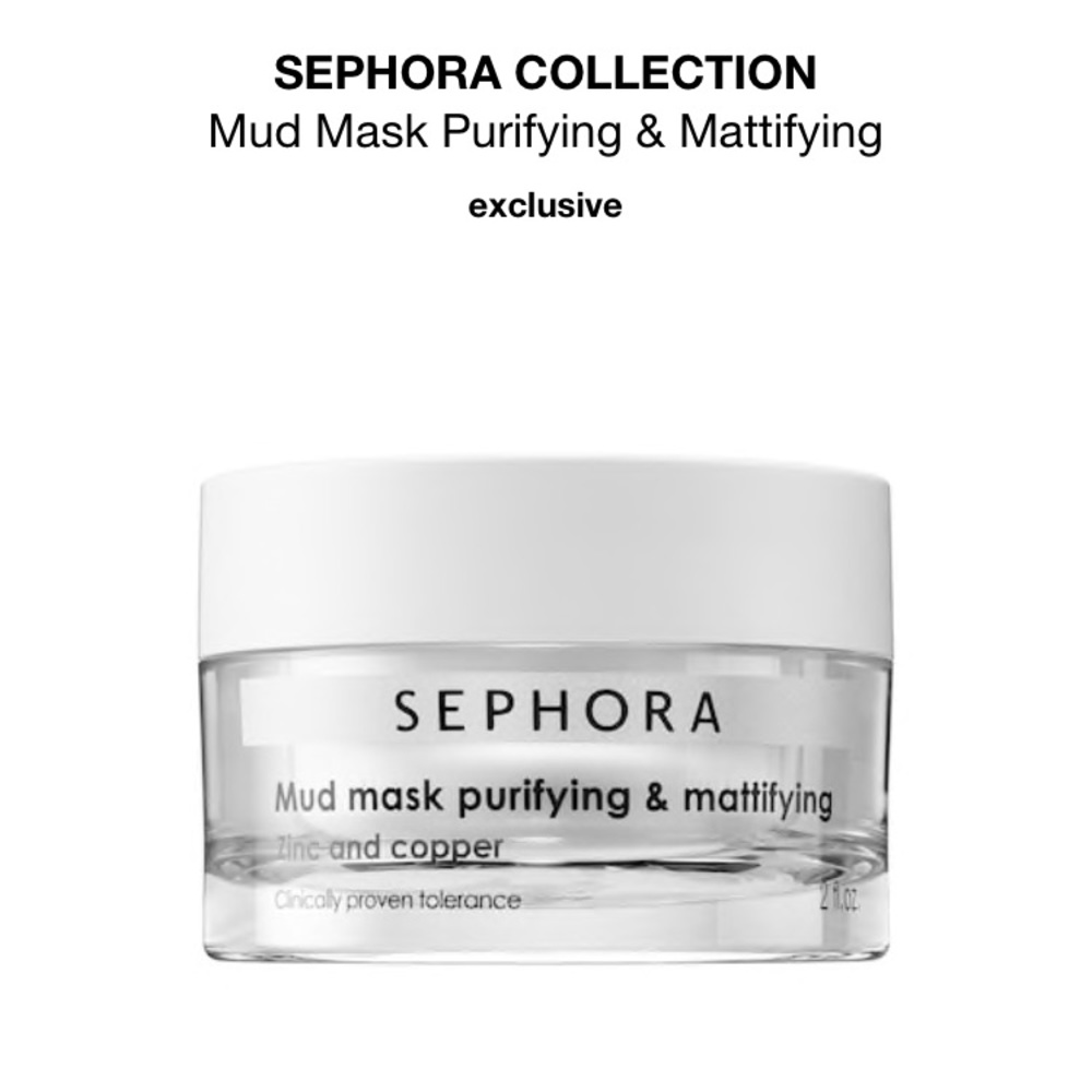 Sephora collection mud and mattifying mask